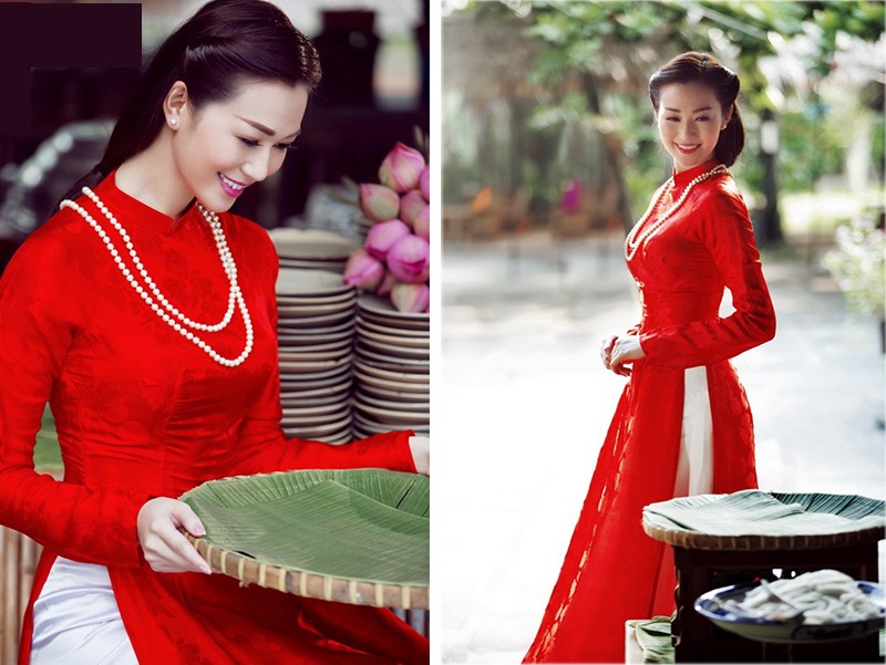 Vòng cổ ngọc phù hợp với phong cách cổ điển