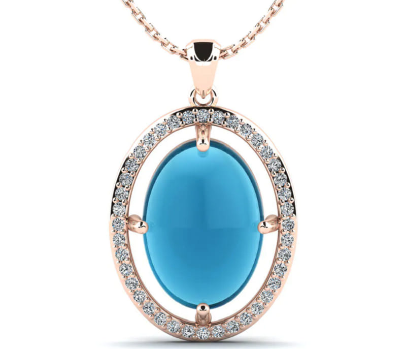 Ngọc topaz xanh dương phù hợp cho mùa đông