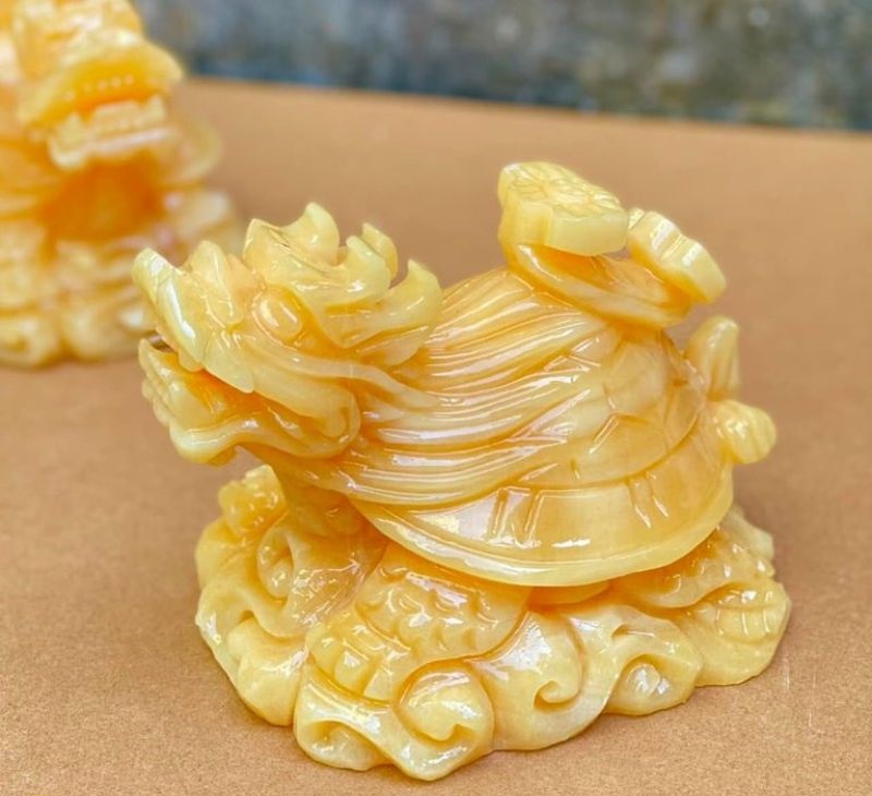 Quà tặng ngọc phong thủy cho đối tác kinh doanh - Tượng Long Quy