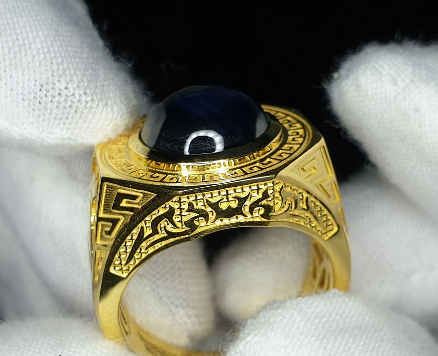 Nhẫn ngọc đen dành cho nam giới