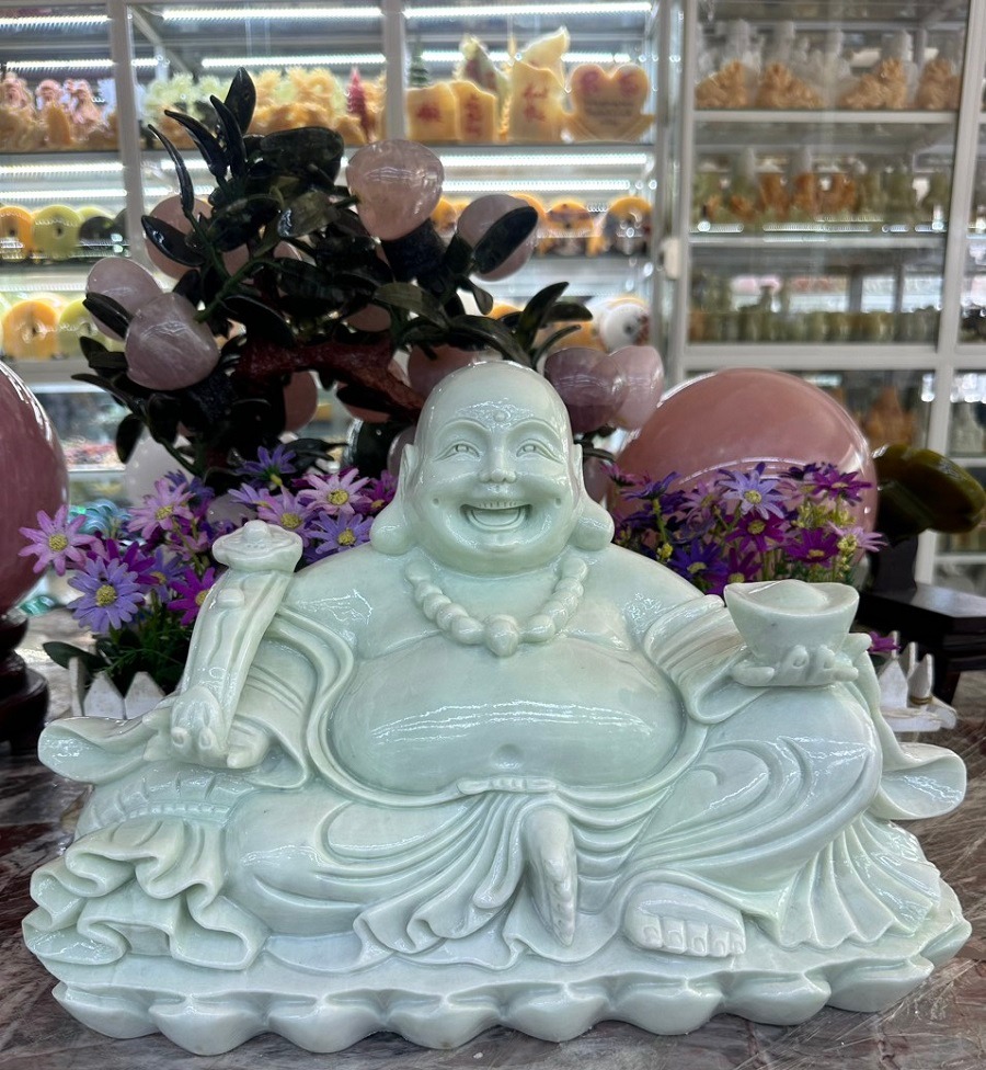 Tượng phật di lặc bằng ngọc